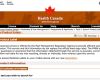 Health Canada Pesticide Label Search screenshot